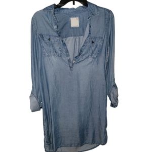 Bluejean button up dress